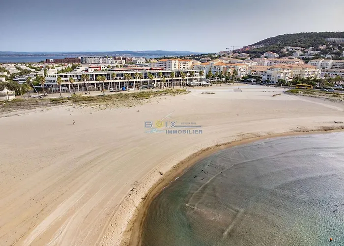 Апартаменты T2 4/5 Personnes Avec Vue Mer, Acces Plage, Parking Prive - Fr-1-472-204 *